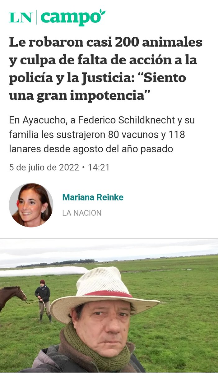 felixschild's tweet photo. Hoy le toca a mi familia pero es moneda corriente en Arg.
El que invierte capital y muchísimo esfuerzo en producir, se lo defrauda y estafa constantemente. Un sistema de premios y castigos completamente roto. 
Se agradece difusión
#campo
@carlosetchepare @ivordonez @BumperCrop1 https://t.co/nyG0haABlq