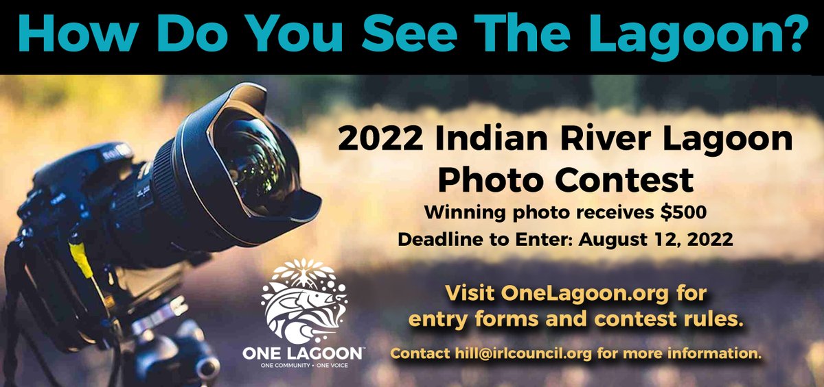 Check out this opportunity to win some cash by showing your love for the IRL!!

#nature #photography #Contest #loveyourlagoon