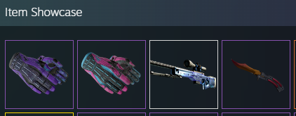 New Items on stock
Sport Gloves Vice FT 0.20
Sport Gloves Pandora Box FT 0.23
AWP Gungnir FT 0.21 w/ Titan Kato 2015 Holo
Butterfly Fade 98% ST