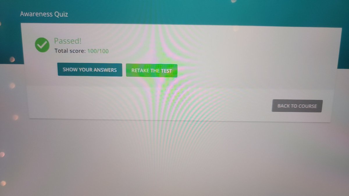 Ryen_Mac's tweet photo. Thank goodness... I was worried I might fail the #SecurityAwareness quiz 🤣🤣🤣
Also how do you take a screenshot/screenclip on a Mac? #MacVsPC #PCwins #newjobnewmandatorytraining #infosec https://t.co/vHHnpdiJeJ