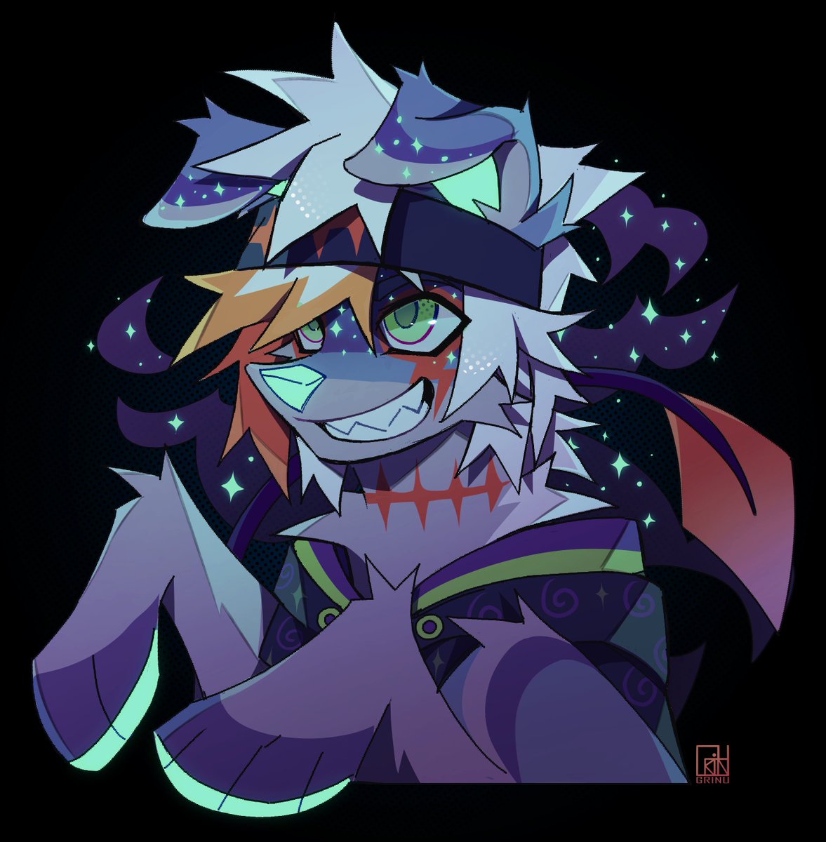 「Revenge on @grimroars !
#Artfight2022 #t」|ɢʀɪɴᴜ💢のイラスト