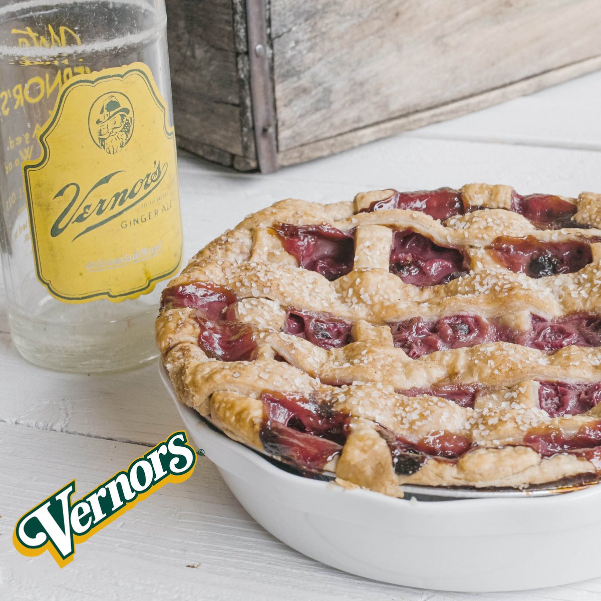 Our famous Vernors Cherry Pie is back starting today! It’s available for order online and of course in all of our shops 🍒🥧