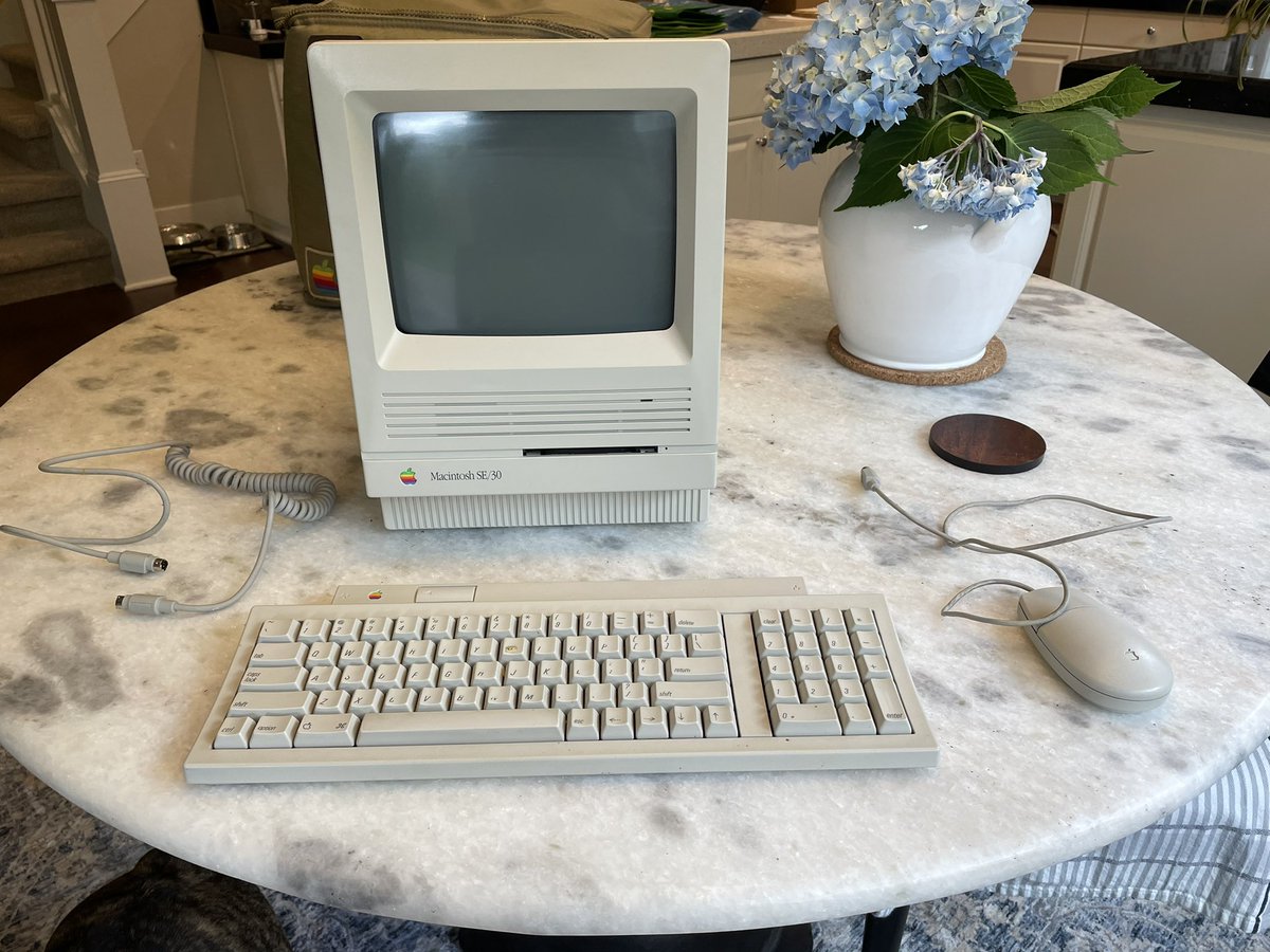 To be clear, <a href="/Potato_Fi/">Joel Crane 🥔</a> is one of the raddest guys EVER!!  Look at this retrobrighted  and BEAUTIFUL machine that was even hand delivered!