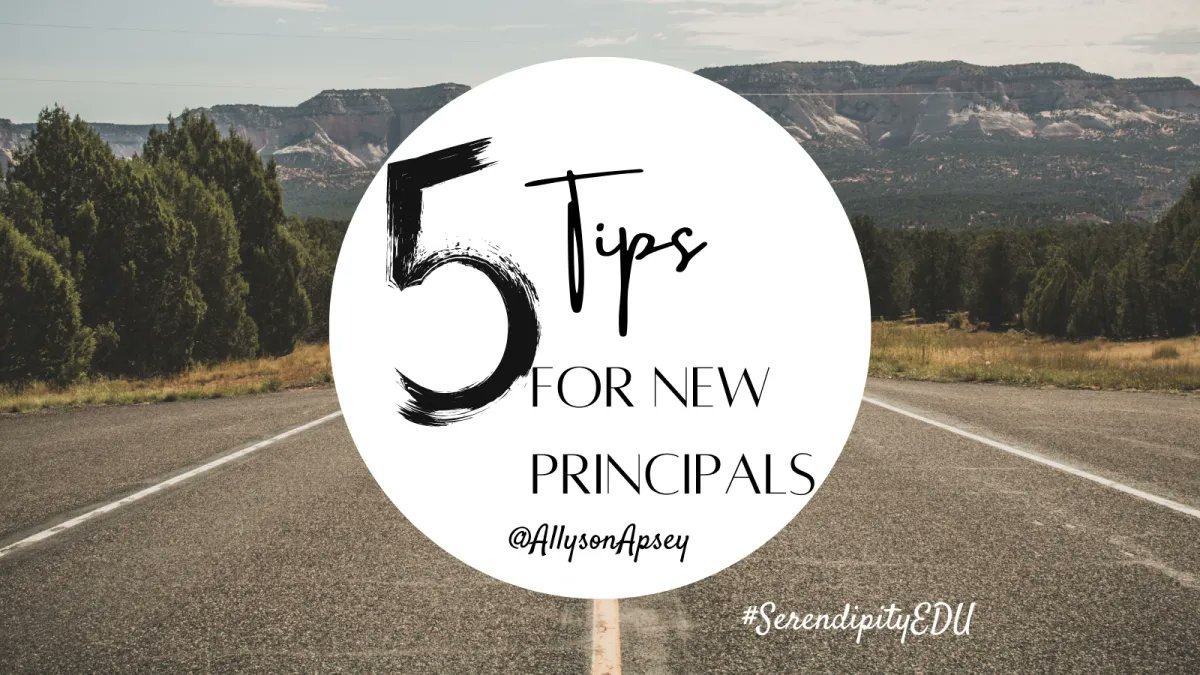 "Don’t make any changes until you learn at least one strength of every staff member."

"5 Tips for New Principals" By <a href="/AllysonApsey/">Allyson Apsey</a> 

buff.ly/3nxxlUb