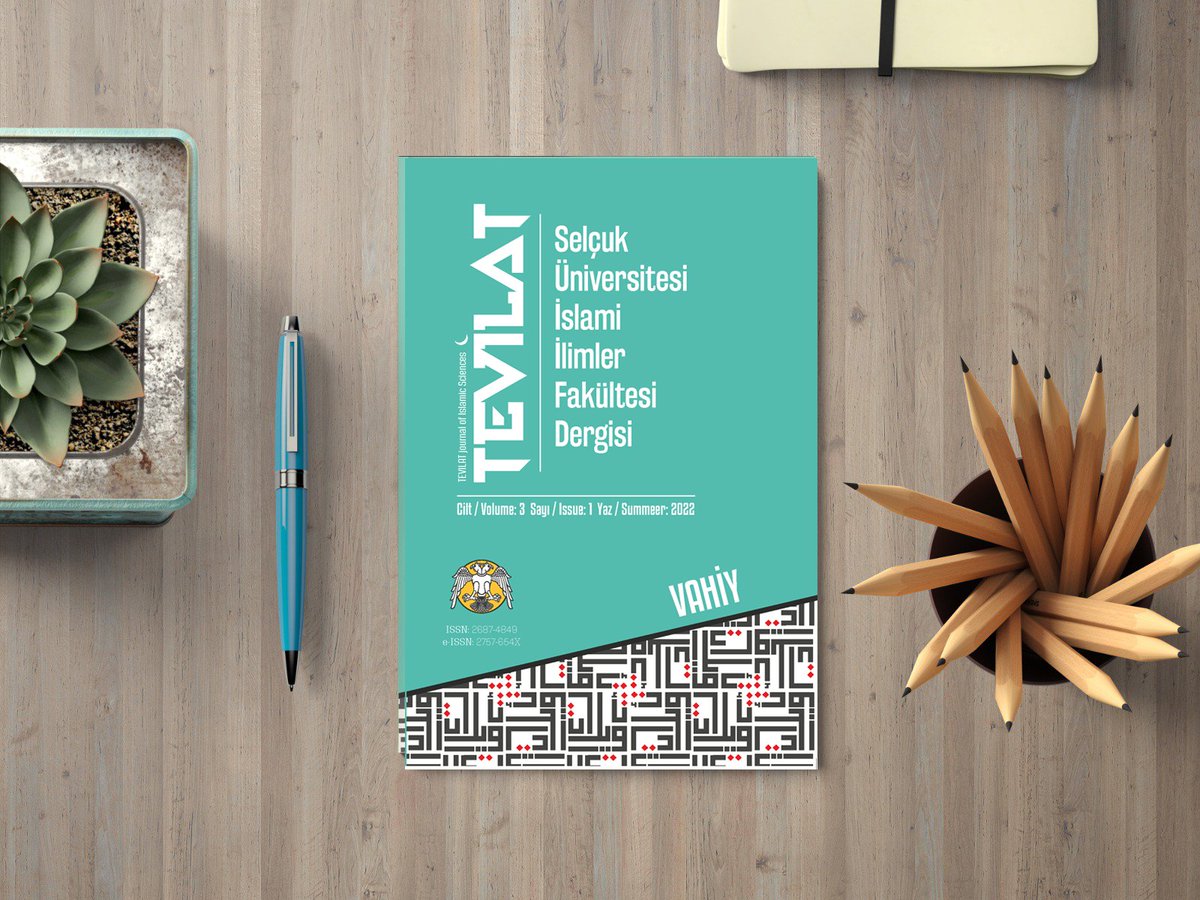 Selçuk İslami İlimler Fakültesi Dergisi Tevilat’ın "VAHİY" temalı 5. Sayısı yayımlandı. 

dergipark.org.tr/tr/pub/tevilat…

"Vahiy" temasını işleyeceğimiz yeni sayımız, 1 Aralık 2022 tarihine kadar makale kabulüne açıktır. 

tevilat.com
instagram.com/tevilat/