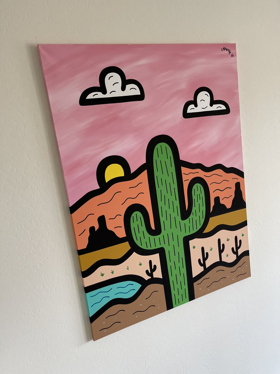 .Exclusive J.Pierce original desert landscape series 36 x 48 👨🏽‍🎨🖌🎨💖🌵🏜🖼 

#jpierce #artbyjpierce #cactus #desert #landscapeart #arizona #saguarocactus #arizonaart #southwesternart #originalart #artcollectors #outdoors #art #painting