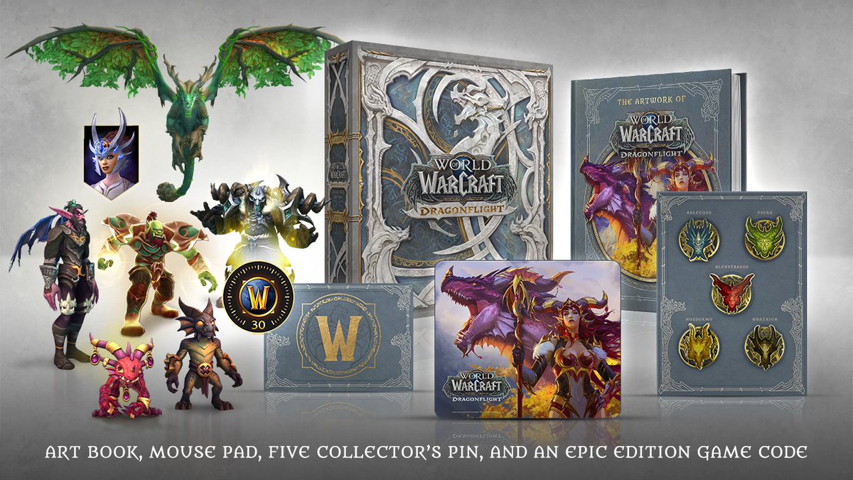 It's awesome to see everyone giving back to their community this week, I'd like to join in! #Dragonflight Physical COLLECTOR'S Edition Giveaway To enter: ☑️Follow ❤️Like 🔁Retweet Winner will be chosen at random on Sunday, July 10th. Best of luck to everyone! #Warcraft