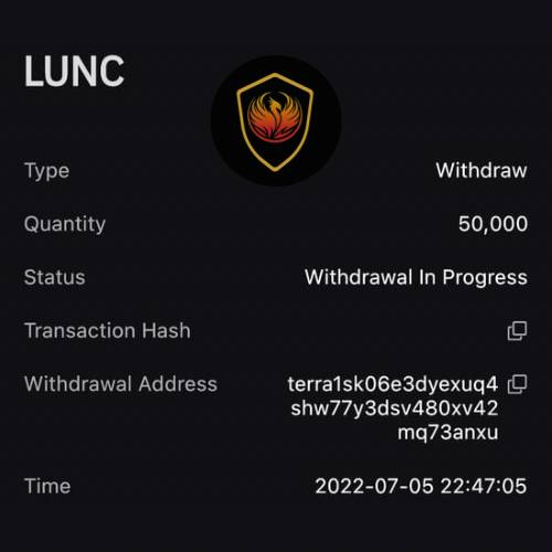 LunaProtocolR's tweet photo. 🔥 We just burn 50 000 $LUNC

RT🔥 if you want us to burn more $LUNC today!
Chart: https://t.co/ucxAfybYas

Join us https://t.co/OulrGp1p41

#Terraluna #Lunap $LUNA #lunaburn https://t.co/Eyfa3z5eJs