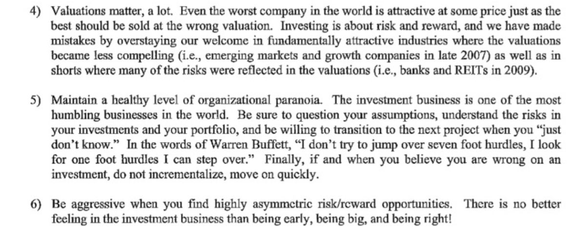 Chase Coleman on managing an investment portfolio