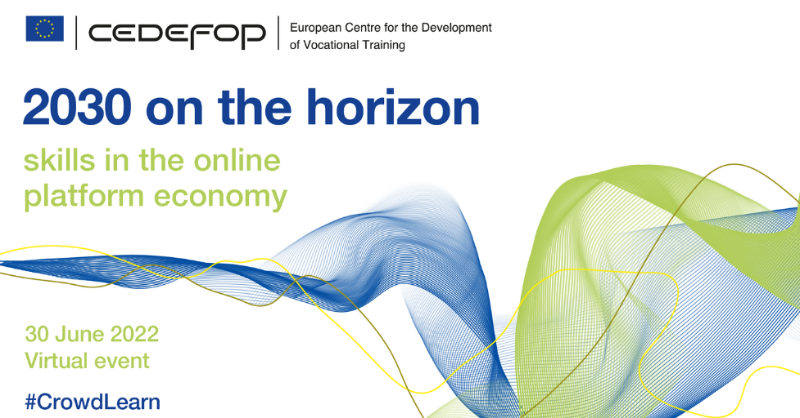 Cedefop's tweet photo. ➡️ Cedefop webinar 𝟮𝟬𝟯𝟬 𝗼𝗻 𝘁𝗵𝗲 𝗵𝗼𝗿𝗶𝘇𝗼𝗻: 𝘴𝘬𝘪𝘭𝘭𝘴 𝘪𝘯 𝘵𝘩𝘦 𝘰𝘯𝘭𝘪𝘯𝘦 𝘱𝘭𝘢𝘵𝘧𝘰𝘳𝘮 𝘦𝘤𝘰𝘯𝘰𝘮𝘺
↪️ Find out about the webinar highlights where the #CrowdLearn study on developing and matching #skills in online platform work was presented.
🔗 More 🔽