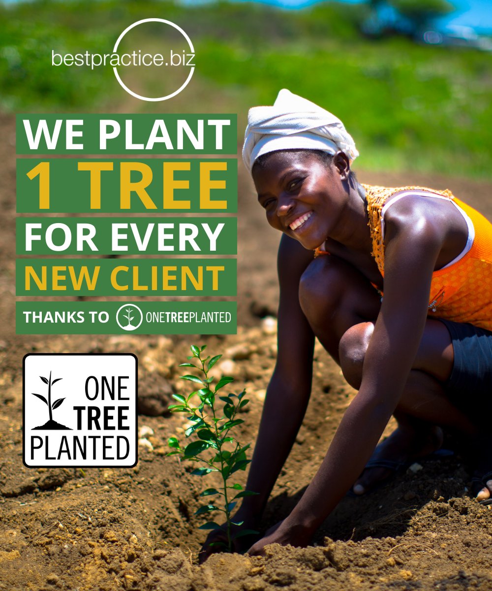 We care deeply about the planet and creating a business that gives back to nature 🌲

We partner with One Tree Planted to plant a tree for every new client of Best Practice!

#sustainability #reforestation #environment #tree #onetreeplanted #partner #commitment