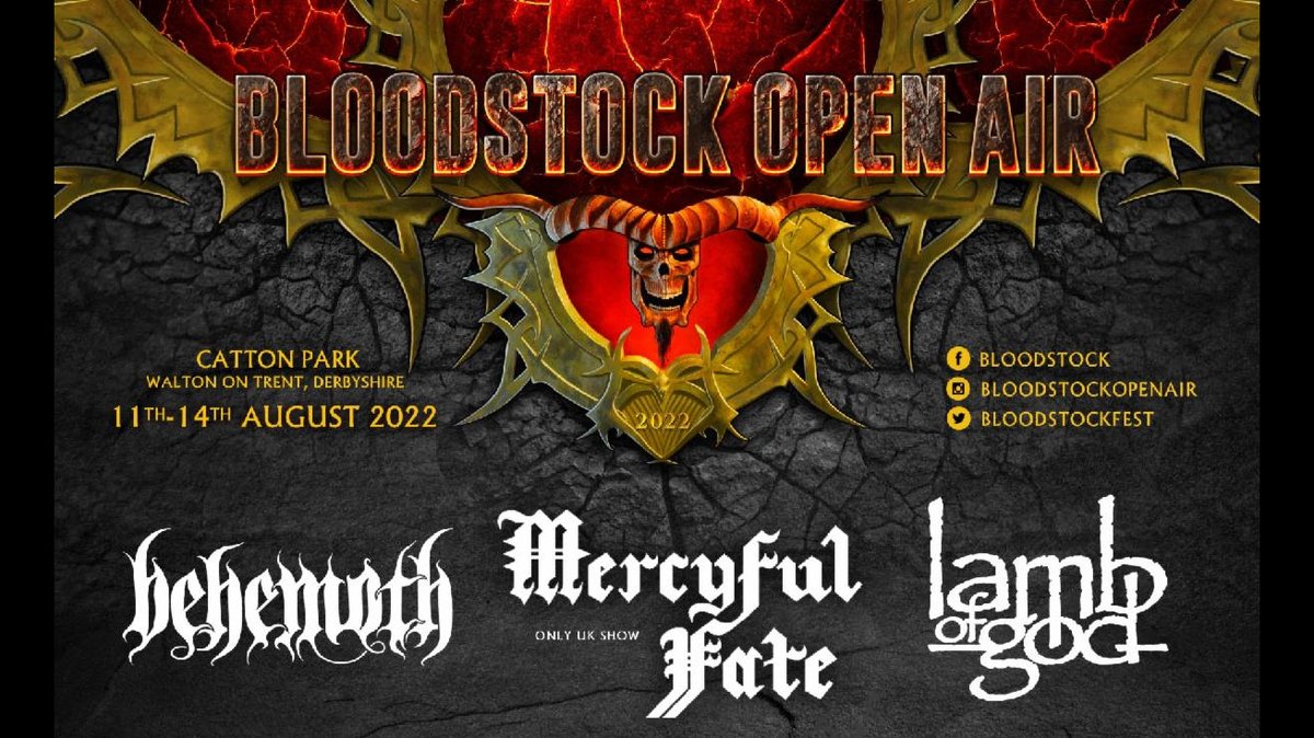 Excited, proud, hyped to announce I will be performing this year at bloodstock festival August 13th on the serpents lair stage (VIP) cannot wait to show you all what we've been cooking up. So much thanks and love to the Bloodstock team for this amazing opportunity.

#bloodstock
