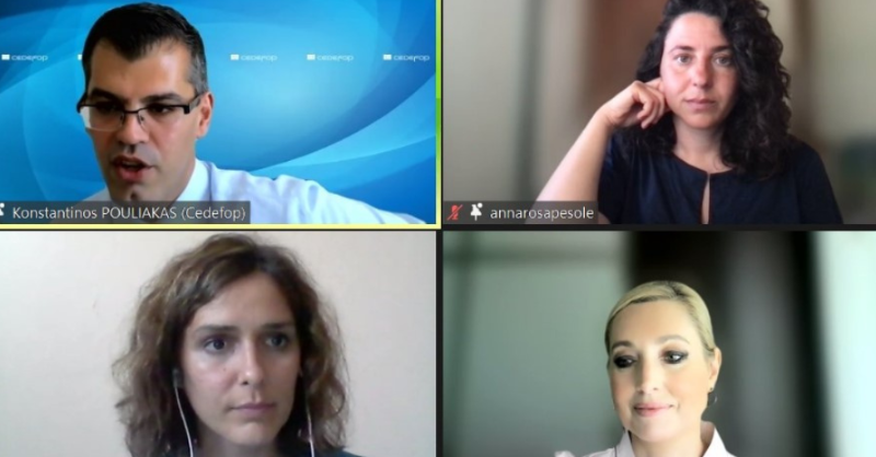 Cedefop's tweet photo. ➡️ Cedefop webinar 𝟮𝟬𝟯𝟬 𝗼𝗻 𝘁𝗵𝗲 𝗵𝗼𝗿𝗶𝘇𝗼𝗻: 𝘴𝘬𝘪𝘭𝘭𝘴 𝘪𝘯 𝘵𝘩𝘦 𝘰𝘯𝘭𝘪𝘯𝘦 𝘱𝘭𝘢𝘵𝘧𝘰𝘳𝘮 𝘦𝘤𝘰𝘯𝘰𝘮𝘺
↪️ Find out about the webinar highlights where the #CrowdLearn study on developing and matching #skills in online platform work was presented.
🔗 More 🔽