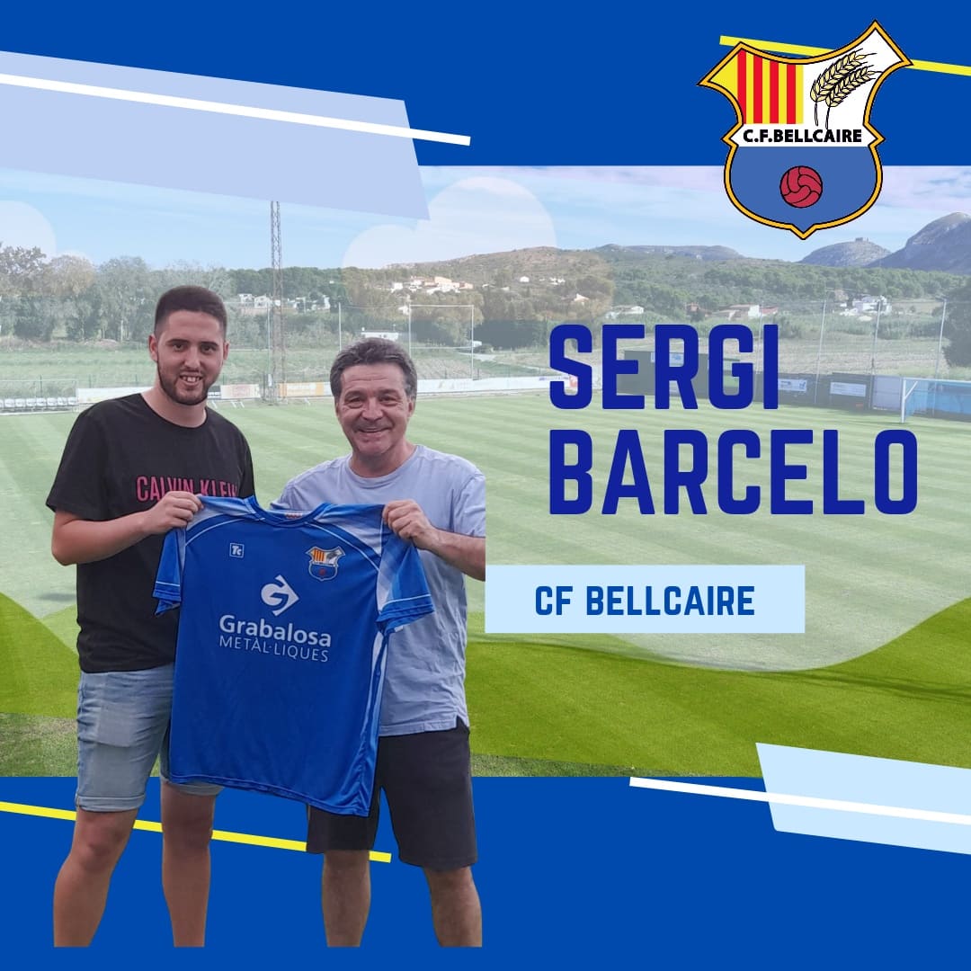 Nou fitxatge!!
SERGI BARCELO procedent de AT. Bisbalenc.
24 partits 15 gols, més polvora a davant!!
Molta sort Sergi i benvingut a Bellcaire.