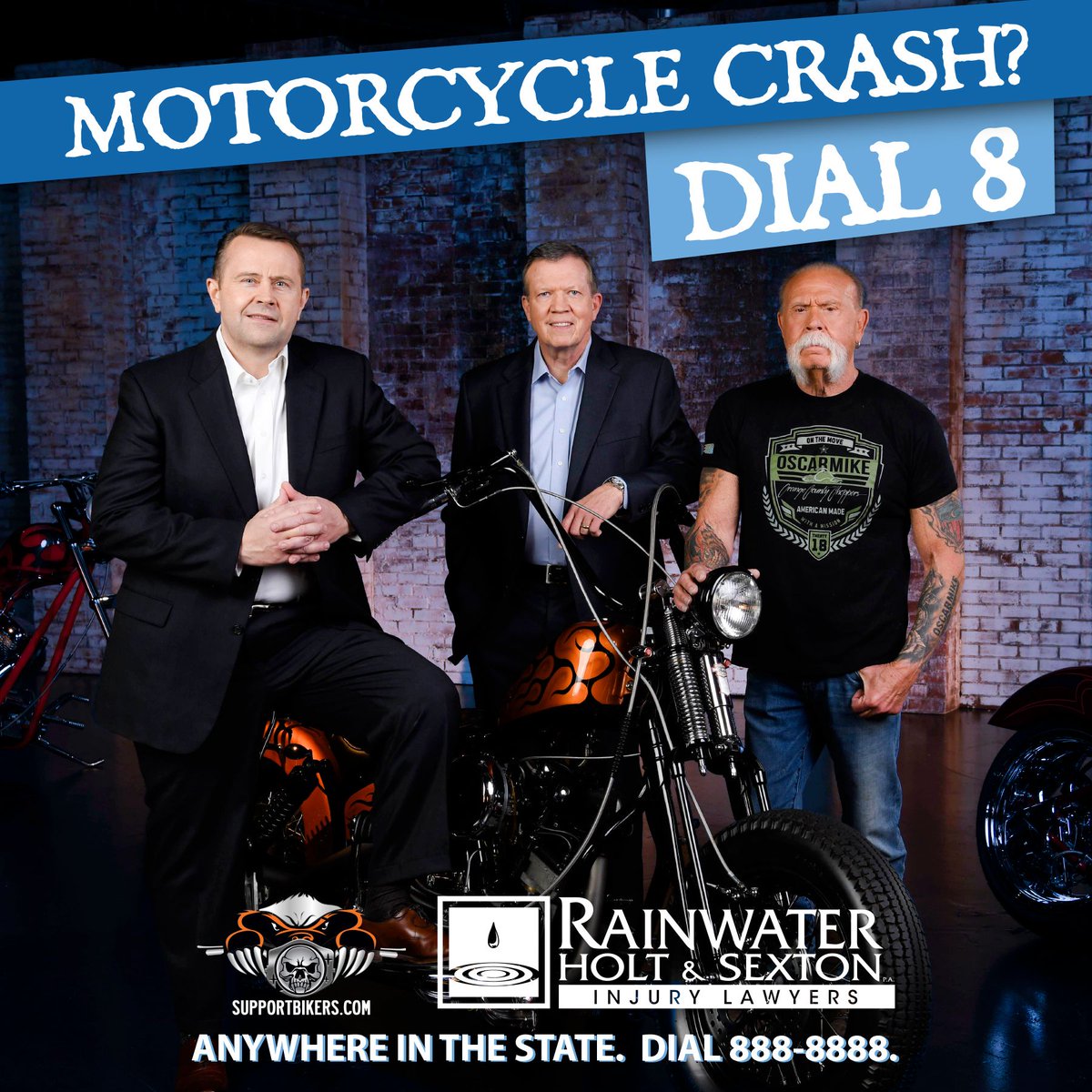 Just like @paulteutulsr knows his
way around the shop, our attorneys know their way
around the courtroom. That’s why hundreds of bikers
have trusted us, and you can too! Dial 8! 💧
#motorcycle #stayornery #badgersandbikerlifestyle
#BadgerNationSponsor #supportbikers #orneryones