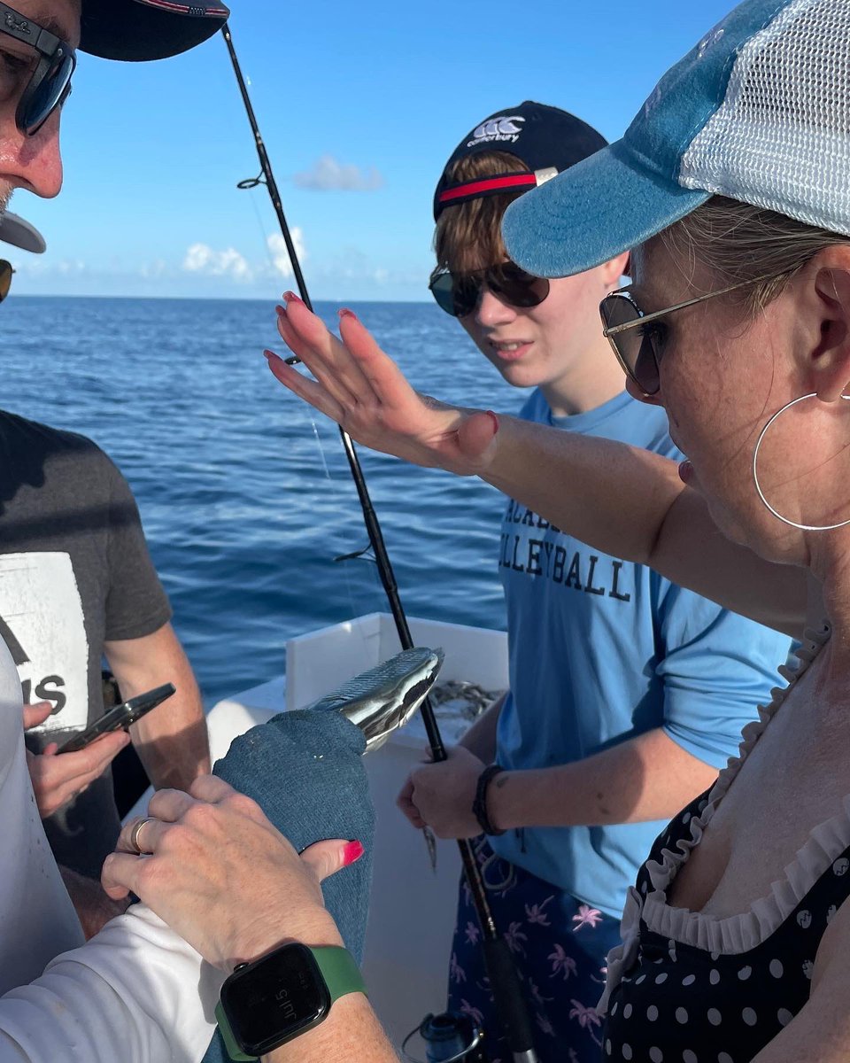 ChiefDogKevin's tweet photo. A great morning #fishing for the Van Cura  family (Plant City, FL) Limited out on mostly large yellowtail snapper and several lemon sharks put on a great show! #keywest #flkeys #catchoftheday  #boatdogchloe #cookyourcatch @barbiedoll_eyw 🧜🏻‍♀️🎣🌊 https://t.co/mu0iTIQOmT