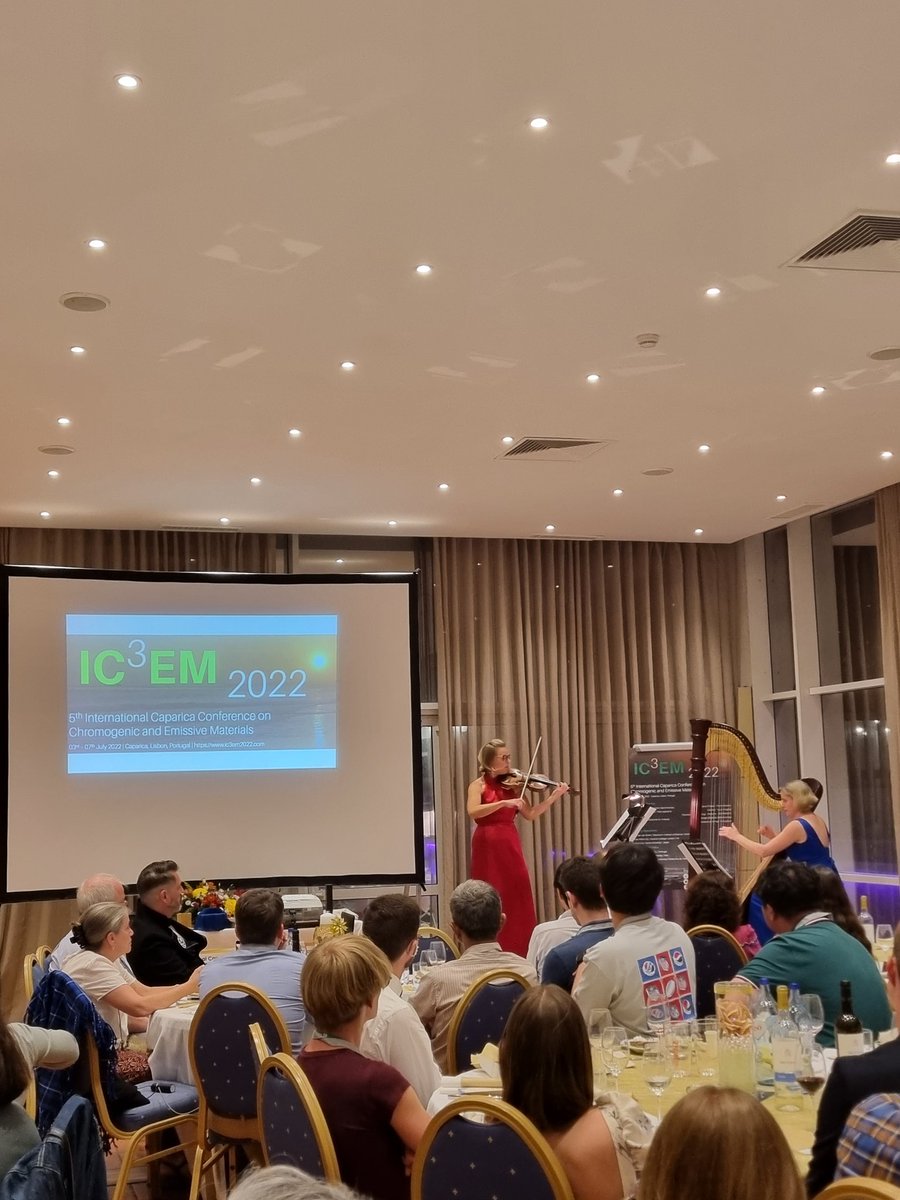 5th International Caparica Conference on Chromogenic and Emissive Materials 2022 - Gala Dinner with impressive music performance.