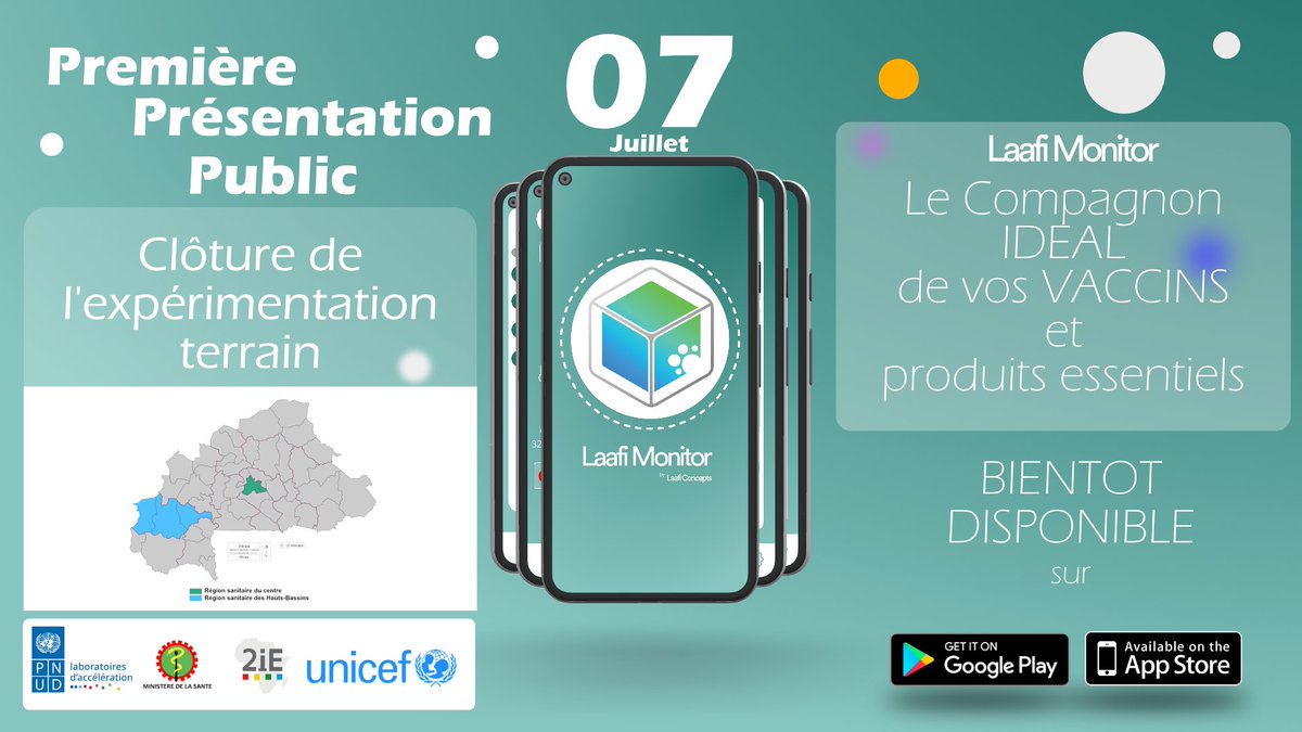 Tcedkris's tweet photo. We will hold our first public showcase of our latest solution, the "Laafi Monitor" after several testing and upgrade with last mile health workers.
#iot #VaccinesSaveLives #coldsupplychain #Africa https://t.co/vLYK283ok9