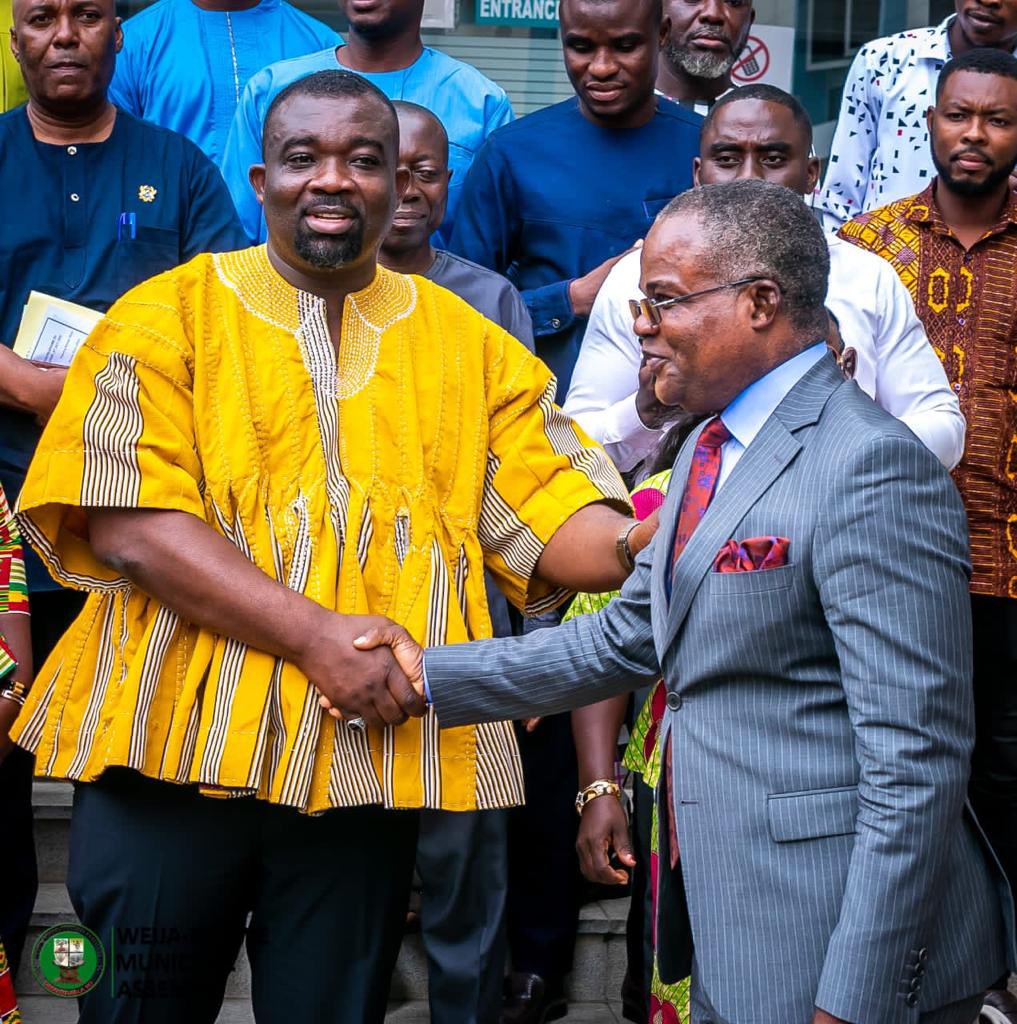 1/8

NEWS UPDATE!

WGMA Assembly Members Undergo Capacity Building

The  Assembly Members of the Weija-Gbawe Municipal Assembly have undergone a two days capacity building programme at the Parliament House.

The programme, from Monday 4th to Tuesday, 5th July 2022, is part of the