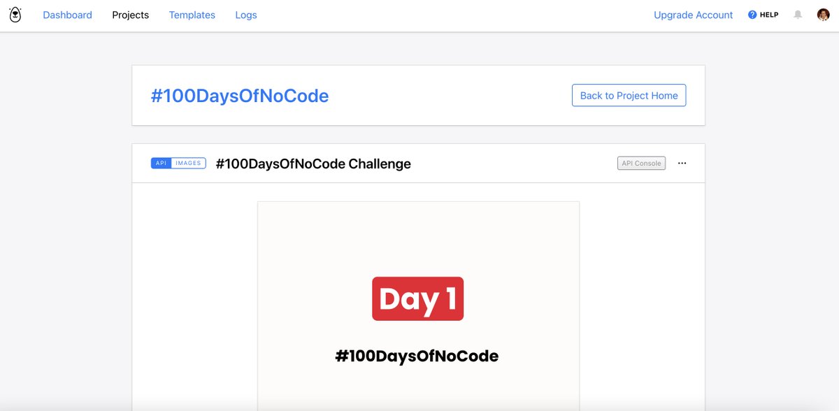 OFildeLau's tweet photo. Day 5 of #100DaysOfNoCode 
Today I used @bannerbearHQ to automatically generate 30 cover photos for my digital journal in @airtable. 
It was magic seeing the images created 🪄 Where was this when I was still a social media manager?!
#NoCode https://t.co/YtMsGqqk9T