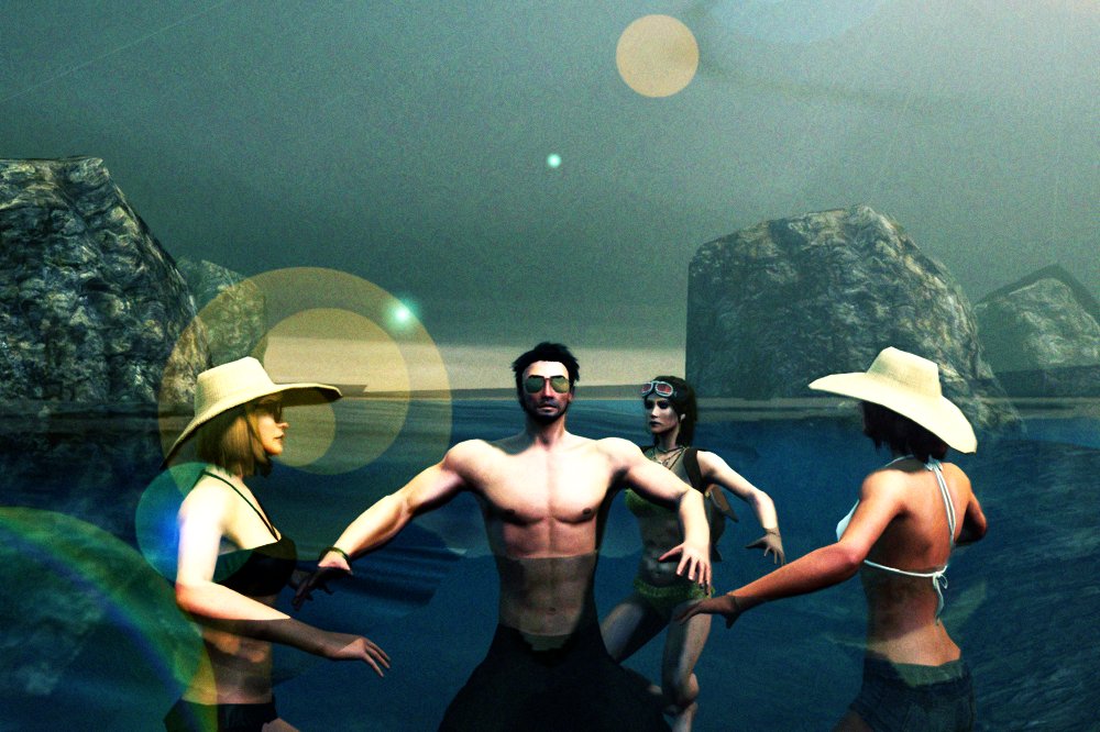 marlenebeffroy's tweet photo. Relaxing moment with friends before waterskiing on the back of Anzanunzu Nasiru. We know how to have fun in #Kingsmouth! #hivehum #TSW https://t.co/PbYhaJTvJJ