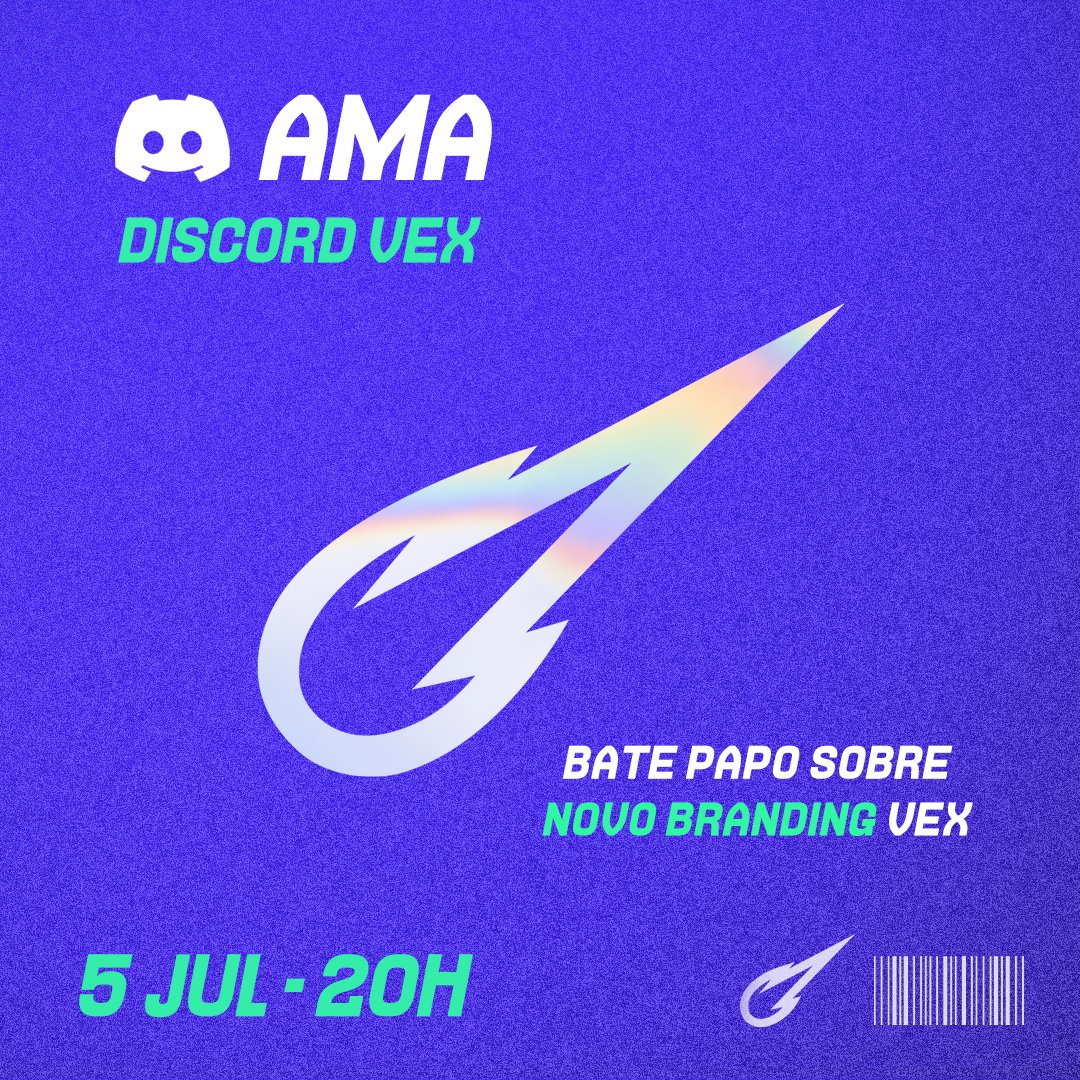 vexauthentics's tweet image. ☄️Venho trazer um convite super espacial!

Hoje, às 20:00 teremos um AMA em nosso servidor, o assunto principal será sobre a mudança de nossa identidade visual!

Estão todos convidados, nos vemos lá!

Link do nosso servidor:
discord.gg/yNXtMpx24G