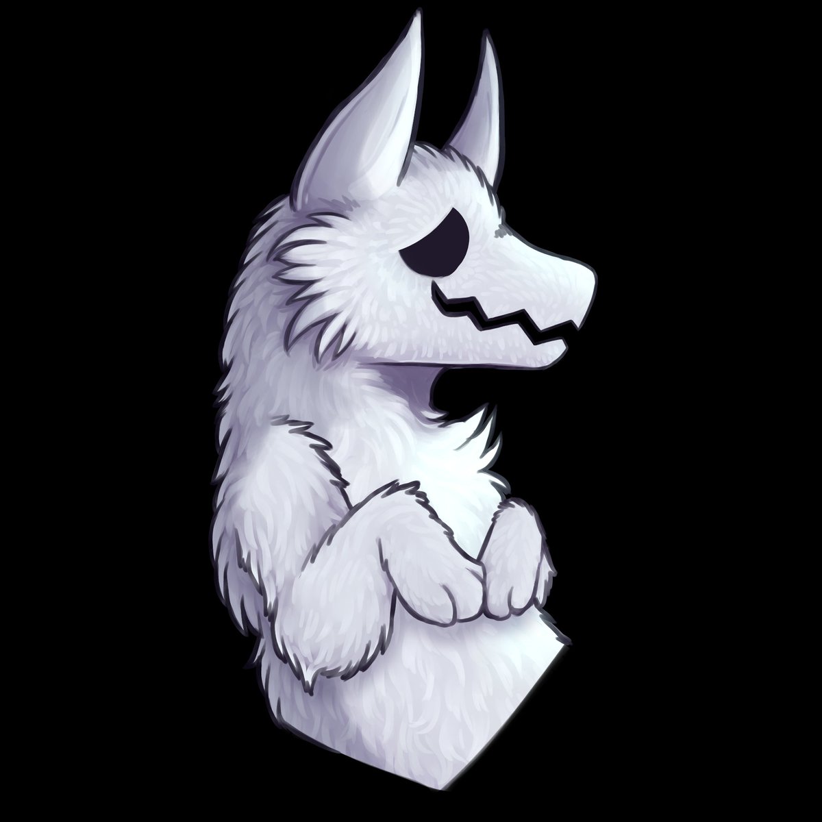 blacksheepiess's tweet image. My take on @TheftKing2&apos;s avatar! loved making this little guy extra fluffy :) #antithefttracking (1/2)