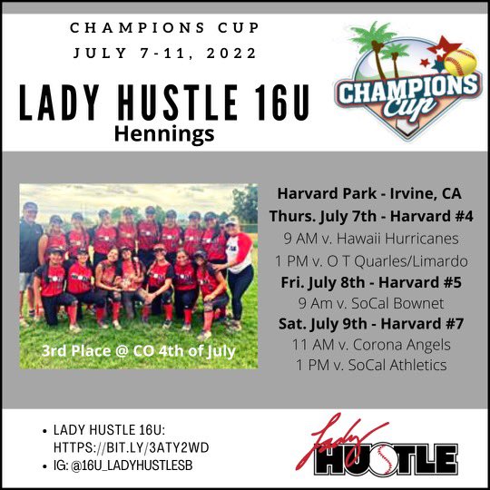 Lady Hustle Softball (@ladyhustlesb) on Twitter photo 
