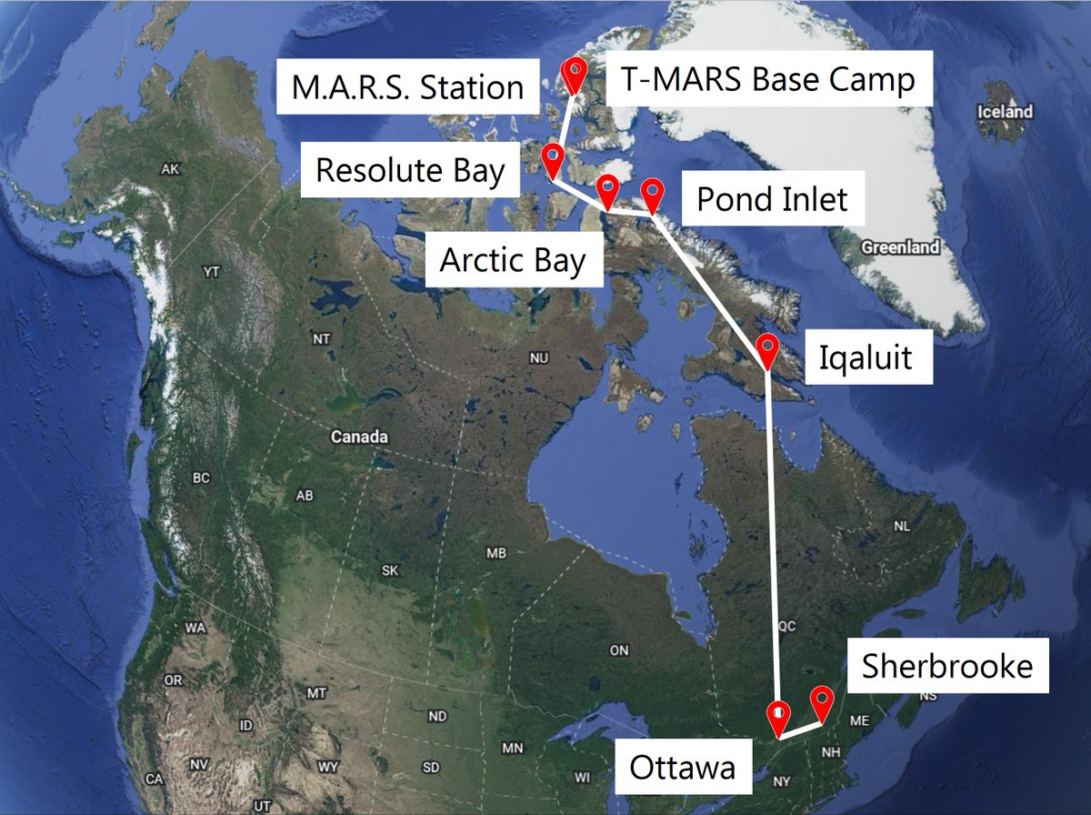 Hibsdigs's tweet photo. The adventure starts tomorrow! Leaving all the way from Ottawa bright and early! with @eloise_brassard, @StephLachance6, @mc_north, @mrclark21ca, @planetarycass #TMARS https://t.co/cO8tYpPTry