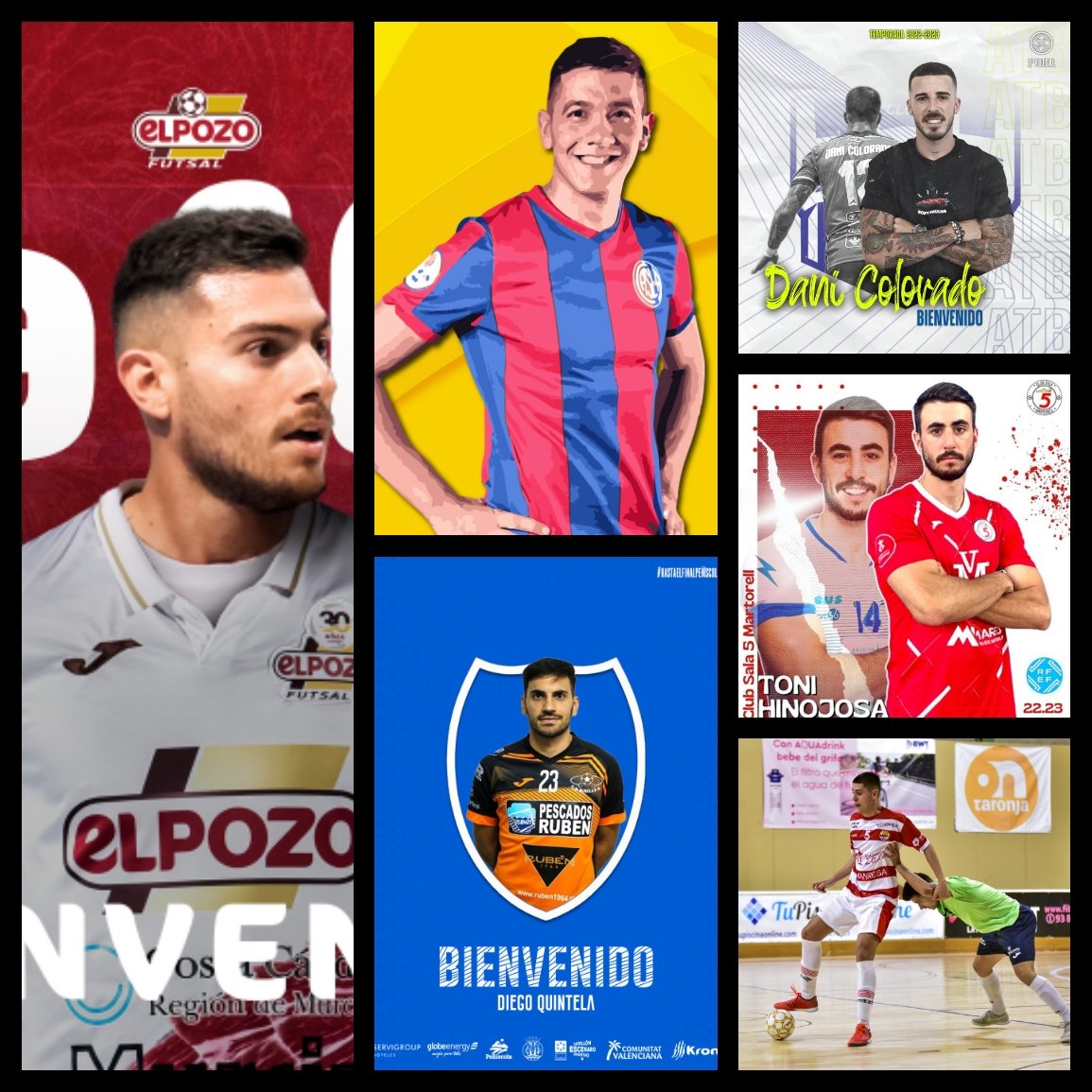 FutsalFichajes3's tweet photo. #FutsalFichajes 5/7
Fichaje
📝 @brunotaffy 👉 @ElPozoMurcia_FS
📝 @geramenzeguez 👉 @JaenFS
📝 @DiegoQuintela23 👉 @peniscolafs
📝 @colorado_12_ 👉 @AtlBenavente
📝 @hinojosa_toni 👉 @sala5martorell
📝 #EricCastillo 👉 @BisontesFS
#Futsal #Oficial 1/2 https://t.co/phWWYvElaA