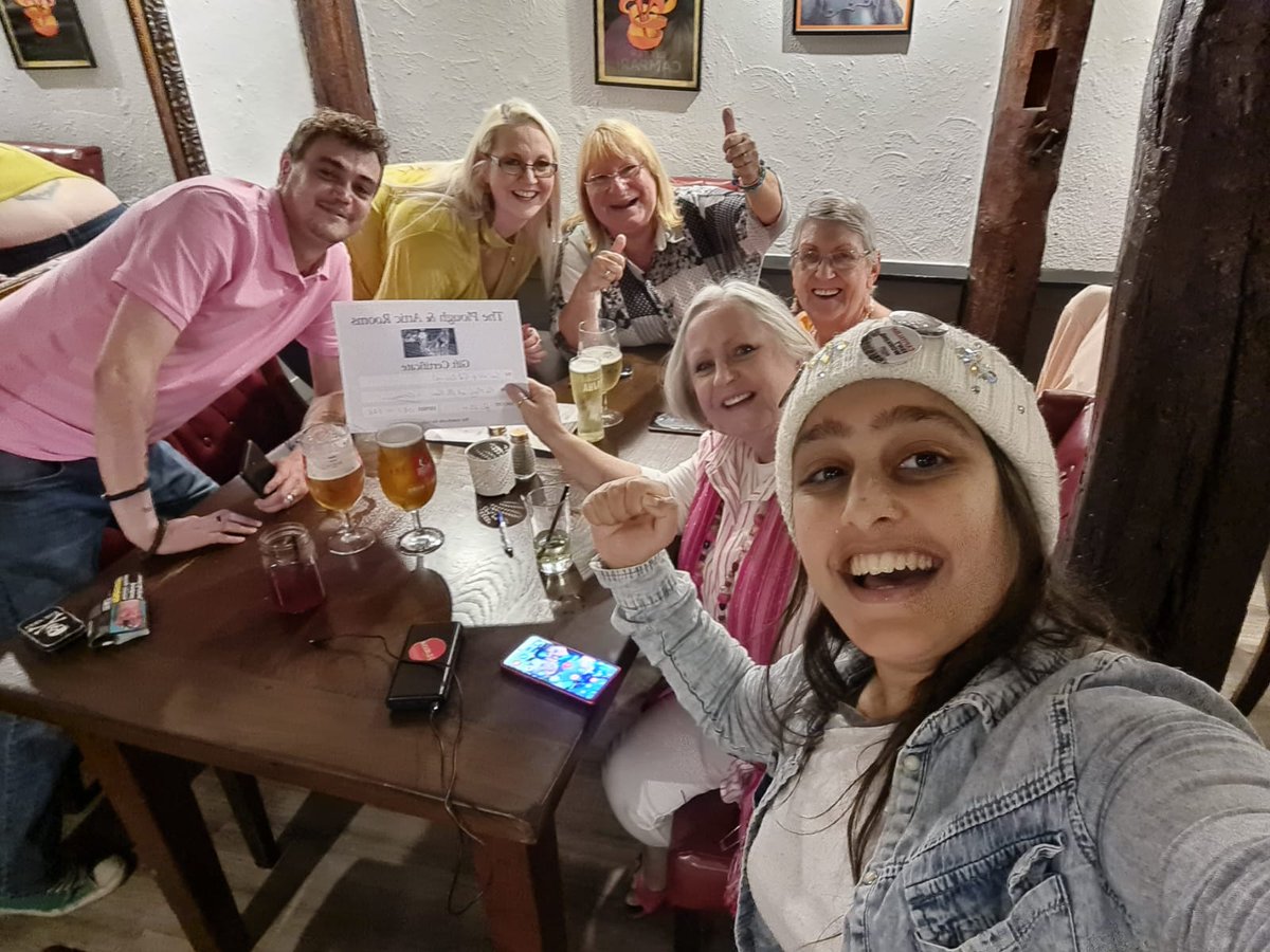 frog58's tweet photo. Team "Labour 4 Ifield" celebrating their win at the #SaveWestofIfield's fundraising quiz tonight.
A great night out. https://t.co/EmtEF2CD41