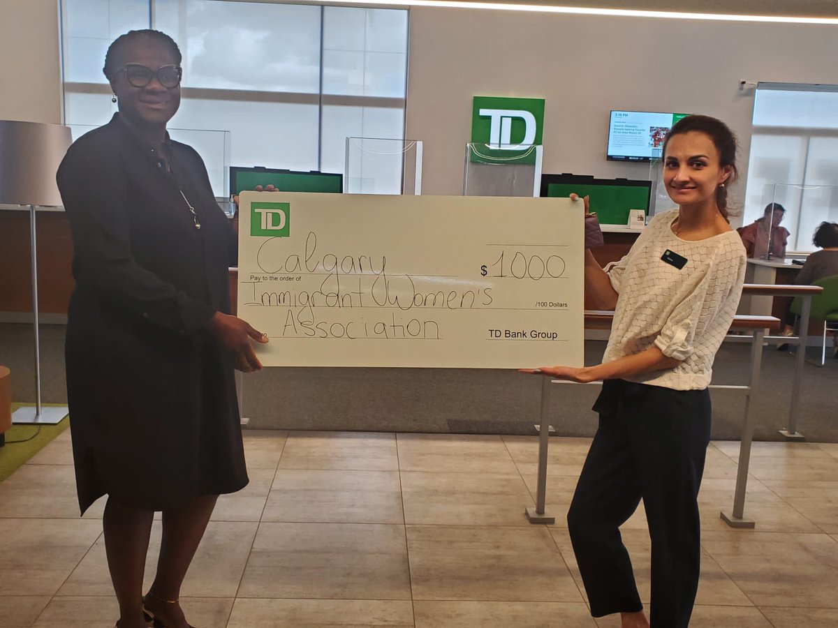 Honored to support <a href="/CIWA_yyc/">CIWA</a>  through #tdplay  ! Thank you <a href="/CIWA_yyc/">CIWA</a>  for empowering women and children and helping them get established in Canada! The enormous support that you demonstrated to Ukrainian women and children is inspiring  🇺🇦🙏<a href="/MichelleMobarr2/">Michelle Mobarrez</a> <a href="/robghazal/">Robert Ghazal</a>