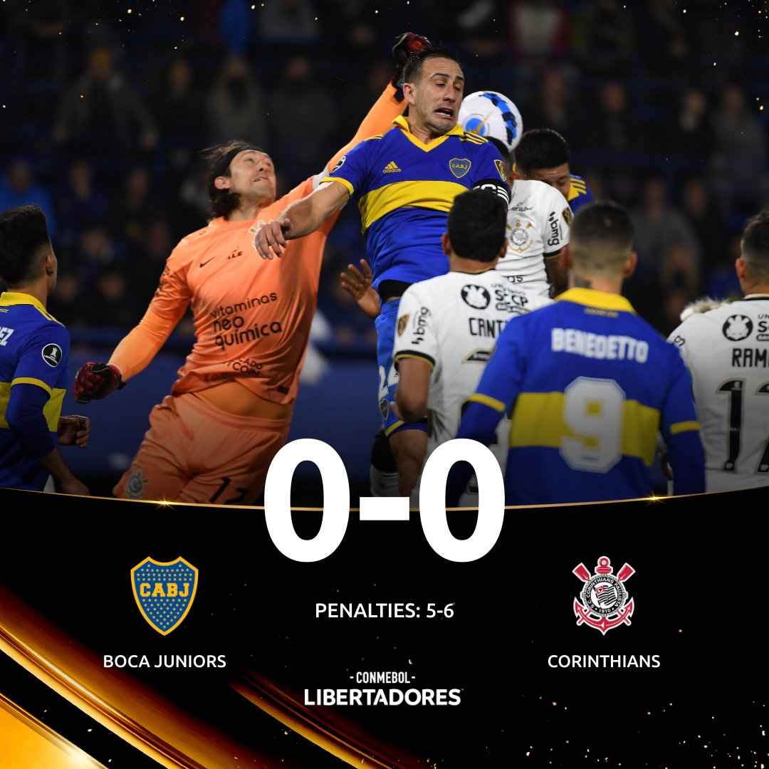 🔥🇧🇷🏆 <a href="/Corinthians/">Corinthians</a> are Quarterfinal bound after topping <a href="/BocaJrsOficial/">Boca Juniors</a> on penalties following 1⃣8⃣0⃣ scoreless minutes!