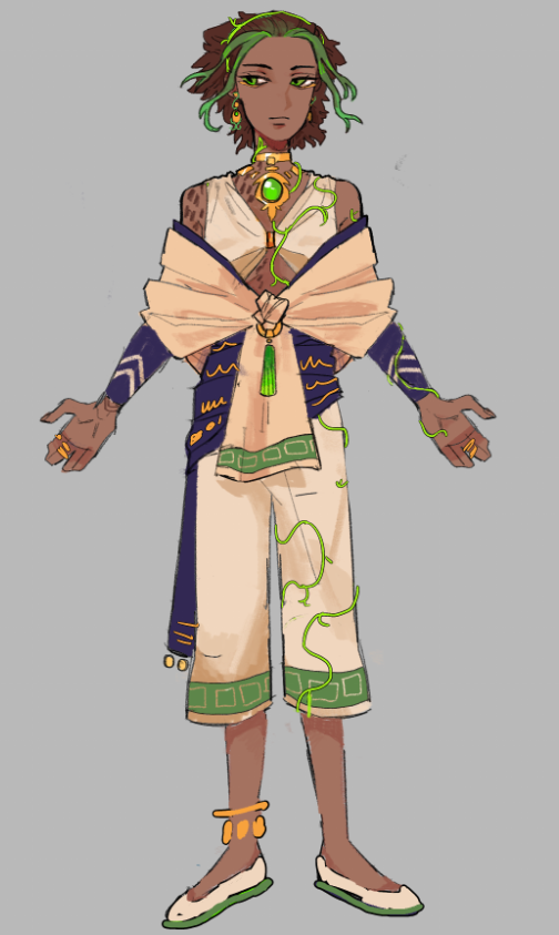 maIprctice's tweet photo. here's my take on the sumeru archon - I was going for a tired student vibe; someone who's fitting to be the archon of wisdom, but new to the role #GenshinImpact https://t.co/OF26dqUjLy