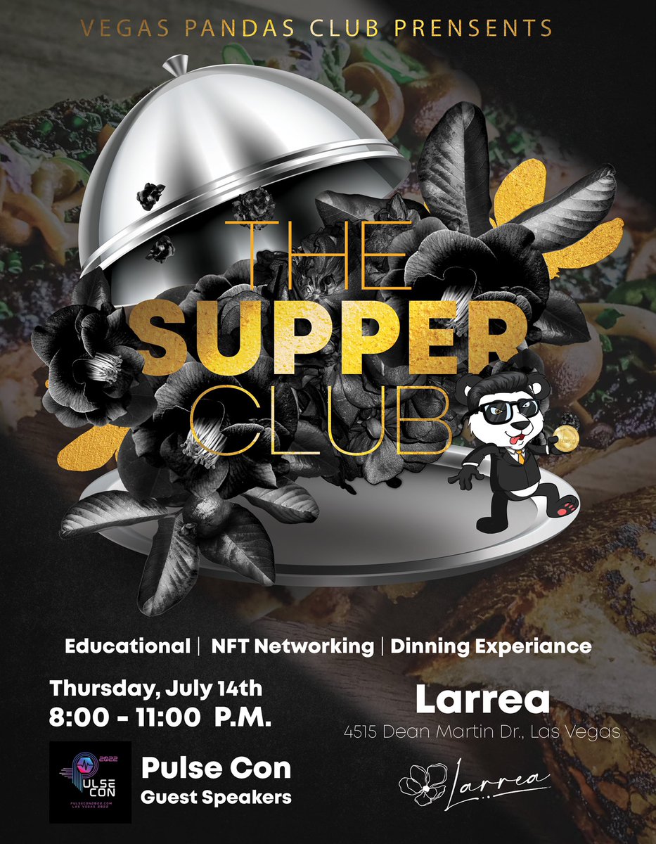 Would be great to see you all 🐼🍽🐼