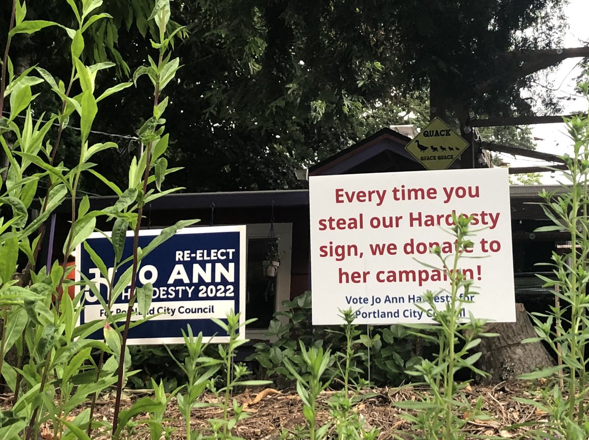 Do we need to get one of these in addition to a Hardesty sign?