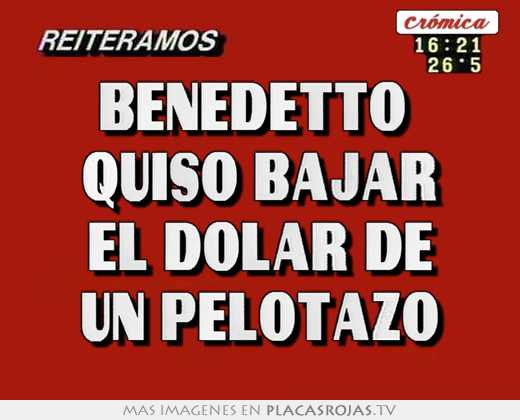 placasrojastv's tweet photo. Benedetto  quiso bajar el dolar de un pelotazo https://t.co/CDsJ8N6kkn a través de @placasrojastv #BocaJuniors Memedetto Boke Boca https://t.co/FYAtXWTasH