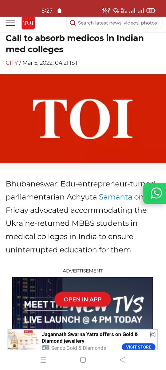 pratik_dhal's tweet photo. To accommodate Ukraine Returnee Medical Students in India is not a big problem,@NMC_IND please look into the suggestions already given by @achyuta_samanta educationist, founder of KIIT,KIMS &amp; Hon'ble M.P. Kandhamal,Odisha.
#Accommodate_in_India @AmitShah @PMOIndia @MoHFW_INDIA https://t.co/xcNlJ4Br1T