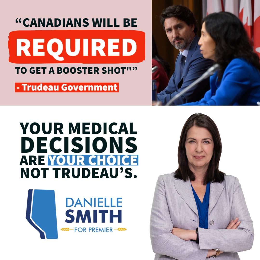Mr. <a href="/JustinTrudeau/">Justin Trudeau</a>  has signaled vaccine mandates are on their way, as predicted.

Not under my watch.

As Premier, Alberta will not enforce federal vaccine mandates. (1/3) #cdnpoli #abpoli #ableg