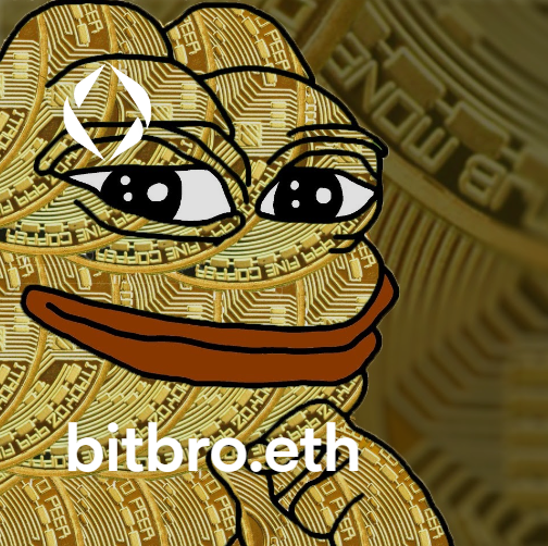 Damn bro why dont you own this #ensdomain dont fumble the fucking bag. @bitbroBTC looks a little better than bitbronfts.eth ;) #domainsforsale