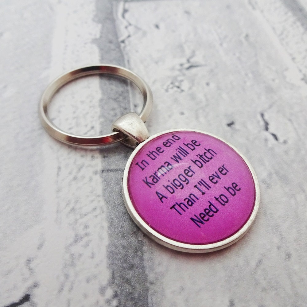 martisanne's tweet photo. Karma keychain, Karma is a bitch, Karma quote, Quote keyring, Funny keyring, Break up gift, Divorce , Sarcastic gift, Karma keyring, Q2 https://t.co/g2zfqXpqFW #TMTinsta #EtsyTeamUnity #BreakUpGift https://t.co/VJitI8YJai