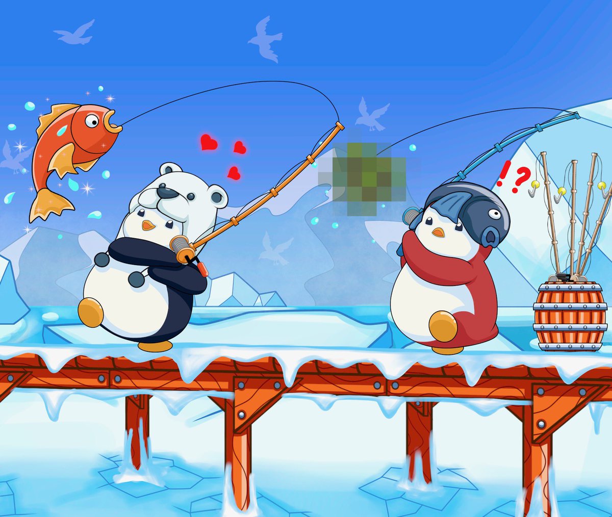 Pudgy Presents is no more… 

It’s rog season baby 🎣

opensea.io/collection/pud…