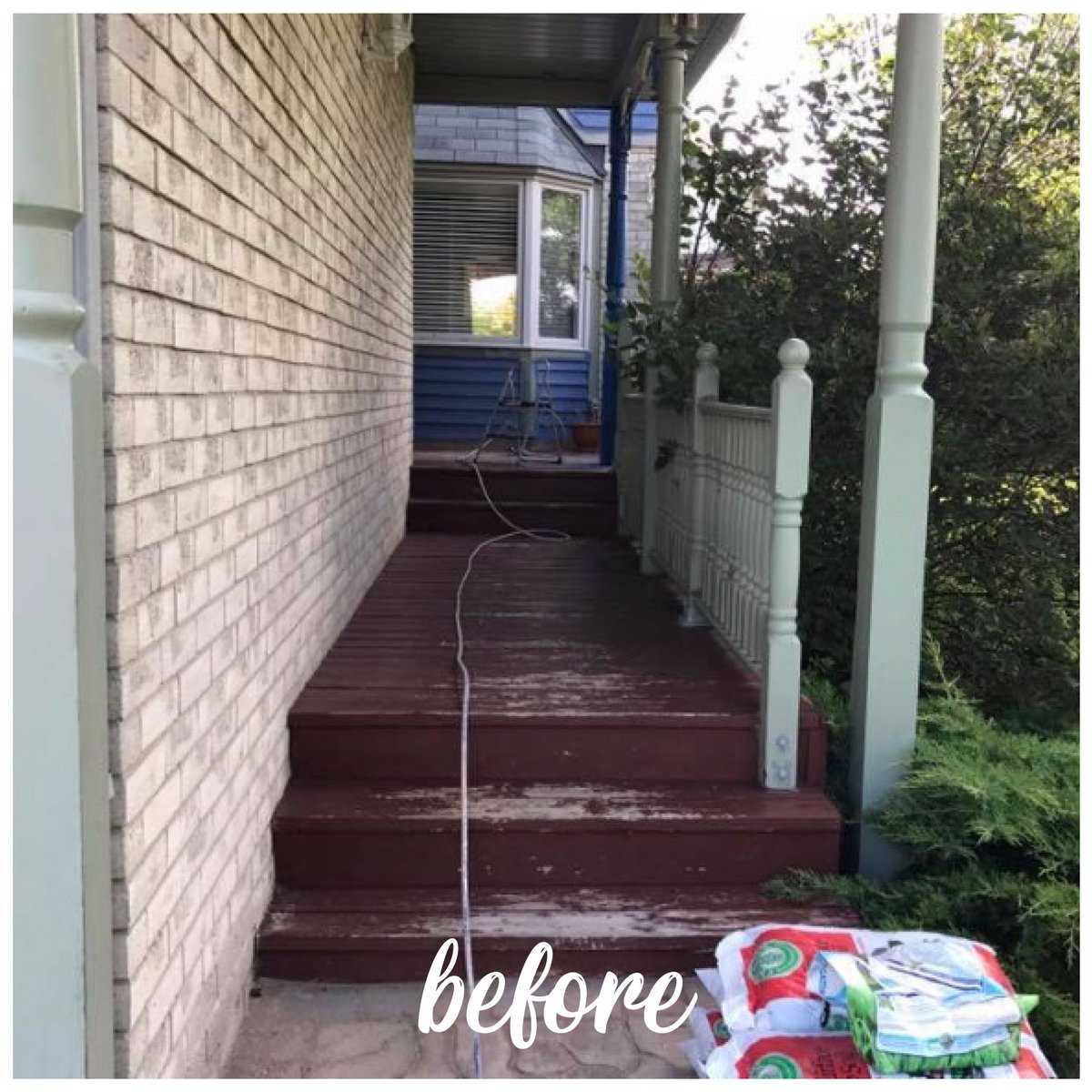 prepnsellreno's tweet photo. Drumroll, please! 🥁 Here's a before and after photo of a deck that needed a fresh coat of paint. It came out beautifully! Now, this listing is all set and ready to go! #ExteriorPainting #CurbAppeal #PrepnSell https://t.co/OOq5qHR8nW