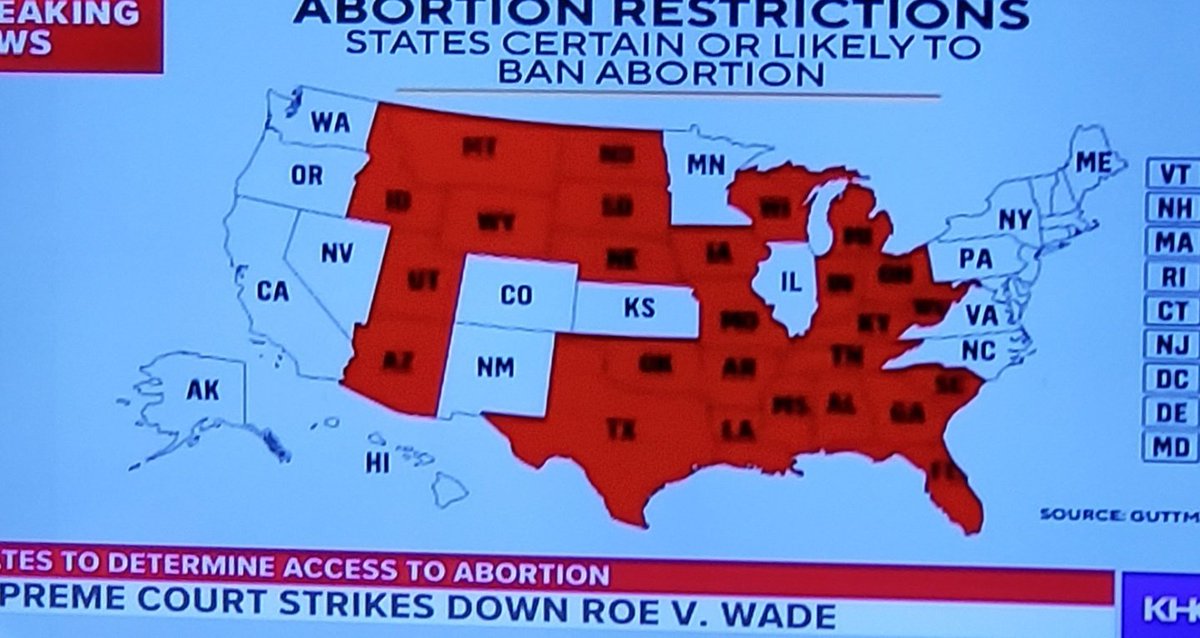 FixTheDamnGrid's tweet photo. Concealed carry without a permit,abortion bans maps and current red states.
Very interesting, almost identical, guns not restricted but womans uterus is heavily regulated...might the issues be related to the Governors and state legislators?
#GunViolence #StopVotingRed https://t.co/yzGtKdUFMv