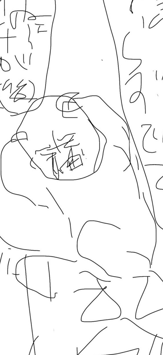 電車で描いてます 