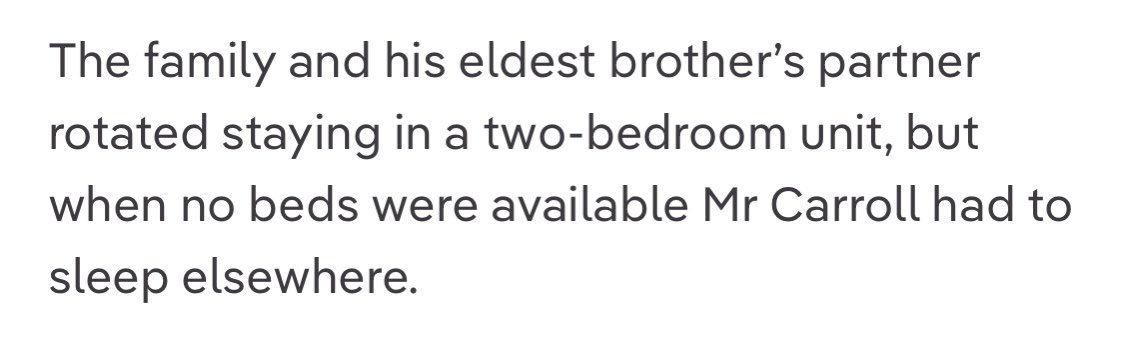 - $70k salary in first job after graduating
-  saved $40k deposit in two years beeecccaaauuuuuseee… 

🥁🥁🥁🥁🥁🥁

- Lived at home with his mum unless his older brother came to stay, when he’d stay at a friends place (“couch surfing” lolol)