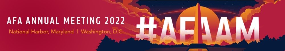 Calling all masters' students! Are you looking to deepen your involvement with AFA and with the AFA Annual Meeting? Apply to serve on the #AFAAM Graduate Staff - afa1976.org/page/AFAAMGrad….