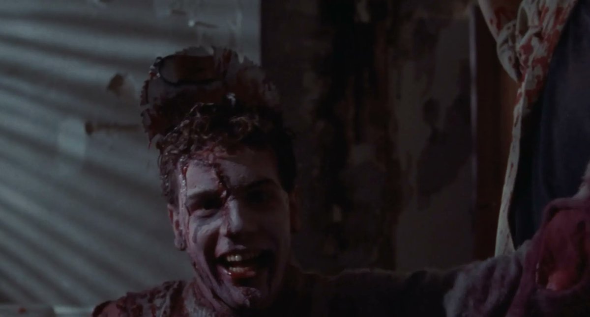 “You want to knock it off?”

“Me?”

“Yeah, Steve.”

“The whistling?”

“Yeah. The whistling.”

“It’s only whistling.”

“It’s bothering me!”

My appreciation of the classic supernatural slasher Dead Dudes in the House (1989): senselesscinema.com/2022/07/dead-d…