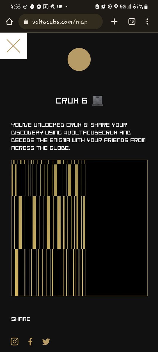 GlassDelusion's tweet photo. Made the trek to Aragon Ballroom just for this! 😱 Crux 6! Wonder what it unlocks? #VoltaCubeCrux https://t.co/JRFCovvwMr