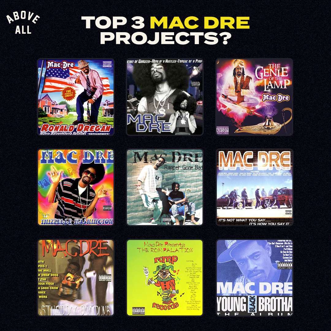 ABOVEALL's tweet photo. What are your top 3 Mac Dre projects? #MacDreDay https://t.co/VcVXzGieQA